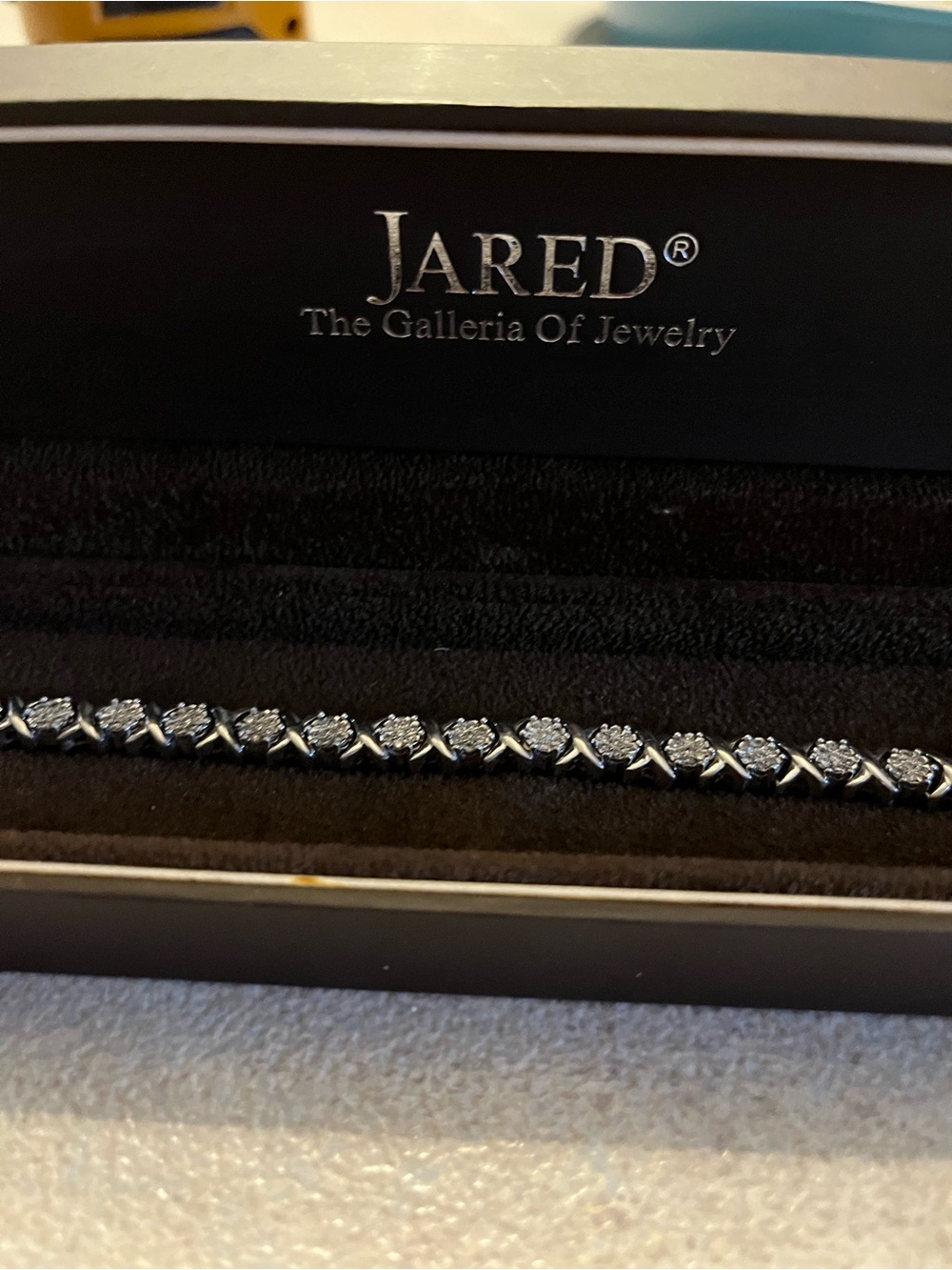 Sterling Silver Tennis Bracelet with diamonds